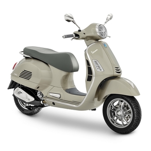 Vespa gts 310 beige avvolgente 3 4 ant dx