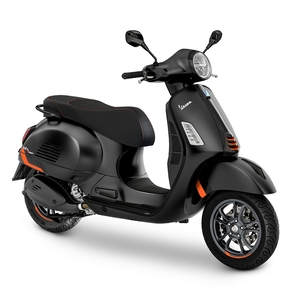 Vespa gts supersport 310 nero convinto 3 4 ant dx