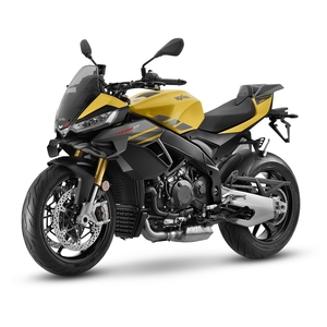 Aprilia tuono v4 scorpion yellow (hero) 34dx fari accesi (2)