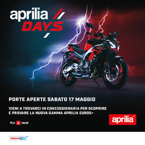 Porte aperte 17 maggio aprilia tuono 457