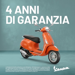 Garanzia 4 anni vespa