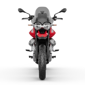 Moto guzzi v85 strada rosso monza frontale