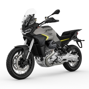 Moto guzzi stelvio pff grigio climbing 3 4 ant sx