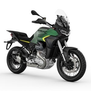 Moto guzzi stelvio pff verde hiking 3 4 ant dx